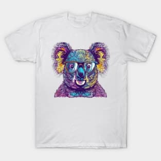 Eucalyptus Elite: Specs for the Chillest Critter! T-Shirt